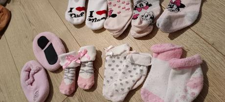 Balik ponozky a capacky 0-3 mesiace, disney,56