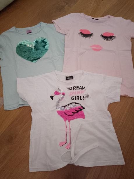 Tričká s krátkym rukávom, 122–134