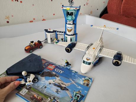 Lego city 60210 veľké lietadlo, parašutista,