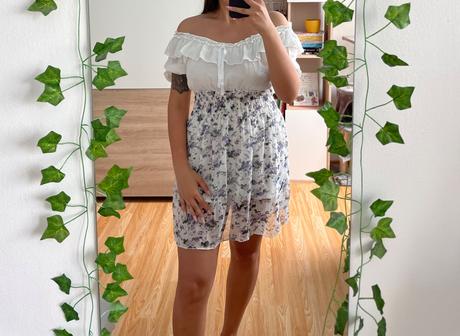 Kvietkované šaty, s