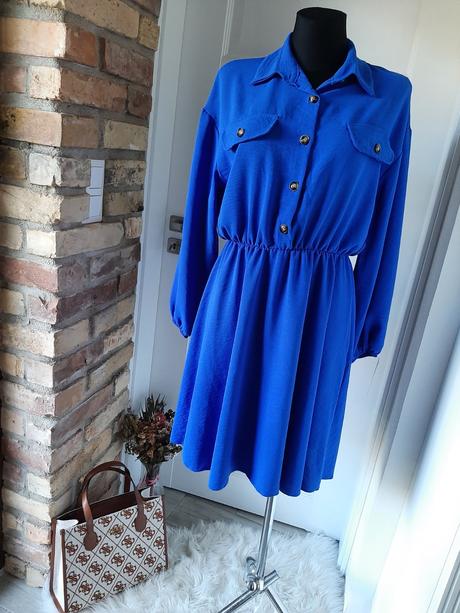 Dámske šaty s opaskom, 38 - xl