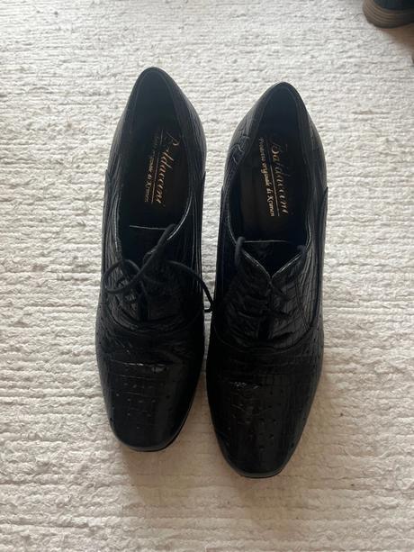 Lakované kožené topánky baldaccini, 36