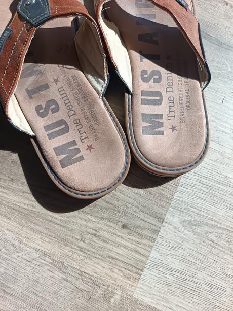 Pánske elegantné šľapky mustang, mustang,43