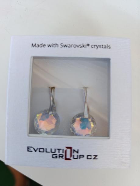 Náušnice swarovski,