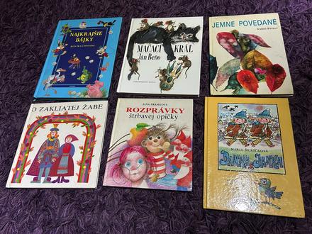 Sada 6 ks rozprávkových knižiek, 
