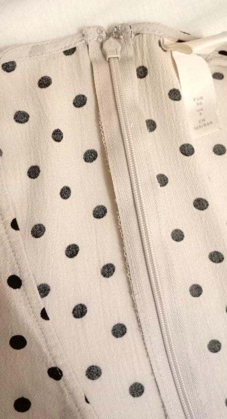 Dlhé bodkované šaty, h&m,36