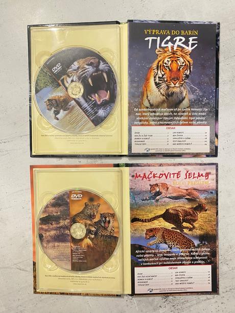 Dvd tigre a mačkovité šelmy - natural killers, 