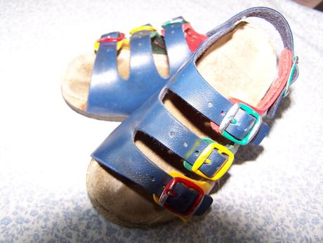 Korkové sandálky nosené no stále dobré, 24