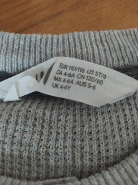 Pulóver s gombíkmi, h&m,110