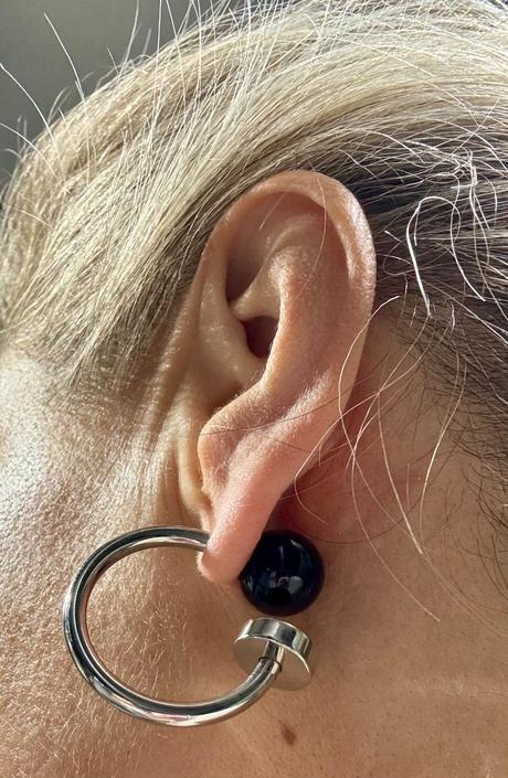 Calvin klein nausnice kruhove, calvin klein