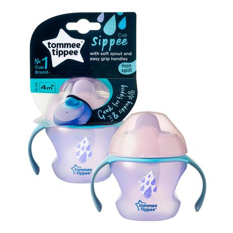 Tommee tippee hrnček sippee cup ružová 150ml, 4m+, 