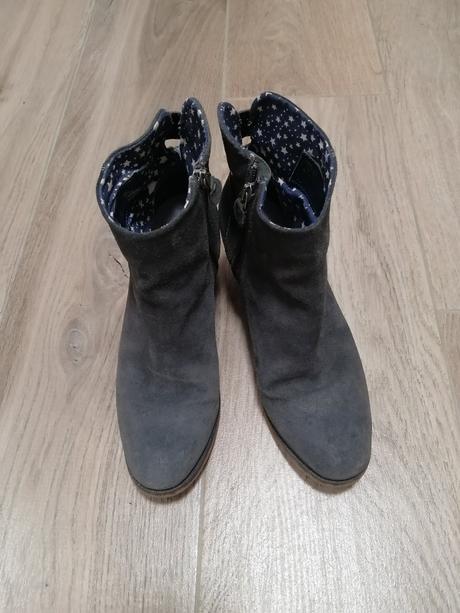 Šedé čižmičky tommy hilfiger, tommy hilfiger,41