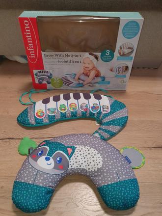 Infantino hudobny vankusik grow with me, 