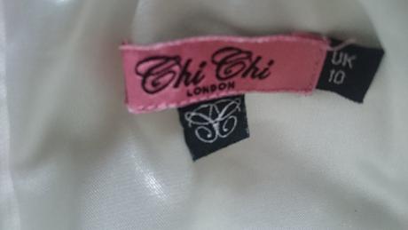 Biele šaty chi chi, 38