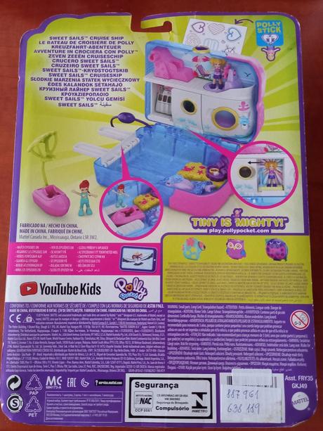 Polly pocket sladká plavba výletná loď, 