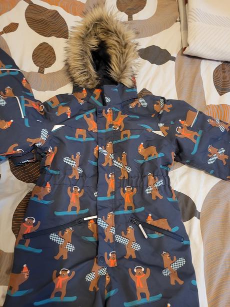 Zimná kombineza do snehu dvojicky, h&m,122