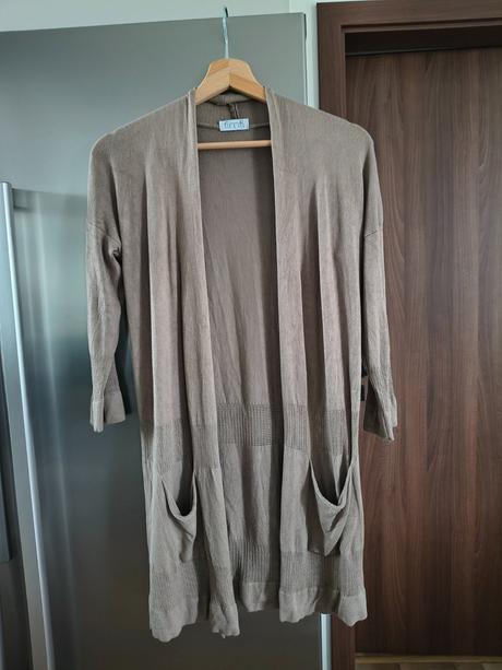 Ľahký letný sveter s prímesou ľanu s-m, m