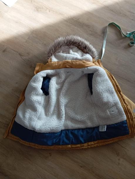 Zimná bunda h&m veľ. 128, h&m,128