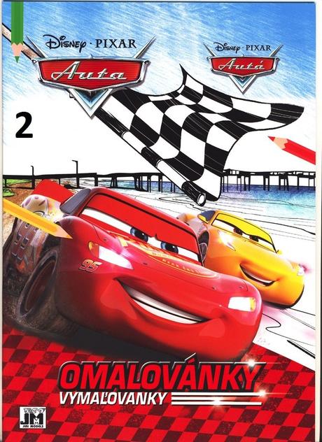 Vymaľovánka a4 disney- rôzne motívy,