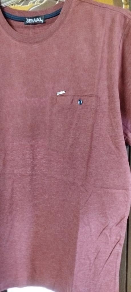 Pánske bordové tričko, 4xl - xxxl