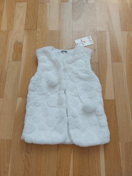 Kožušinová vesta happy house 5y ( 110cm), 110