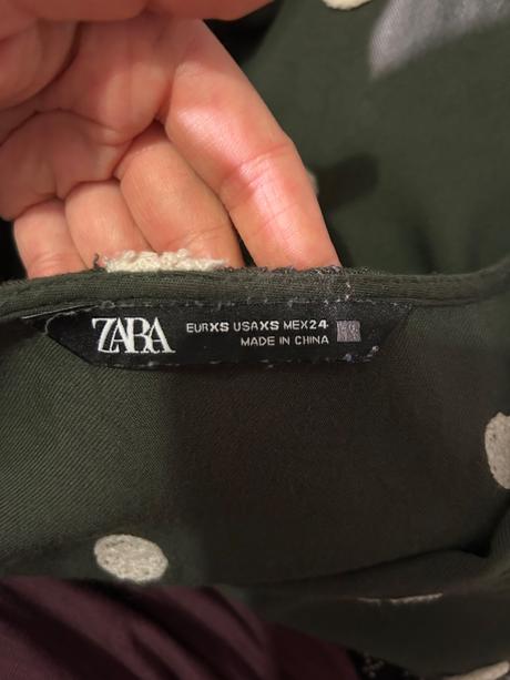 Šaty bodkované zara, zara,xs