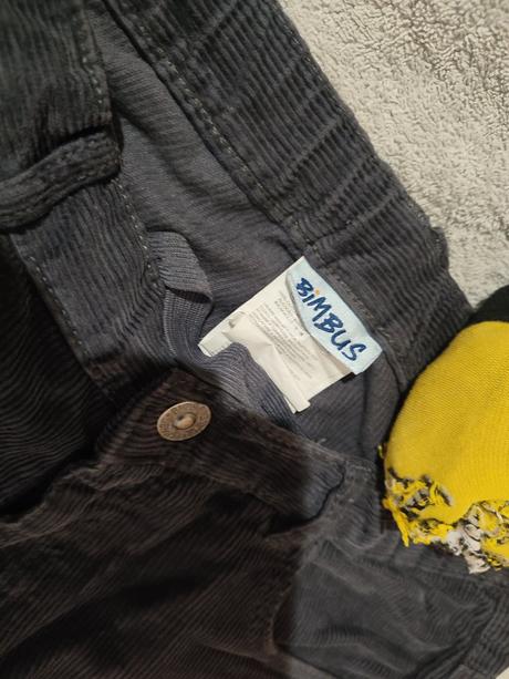 Mäkké pohodlne menchestrove nohavice v 152, h&m,152