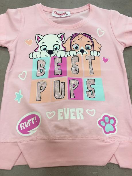 Labkova patrola trička pre dievčatá, 86 / 92 / 104