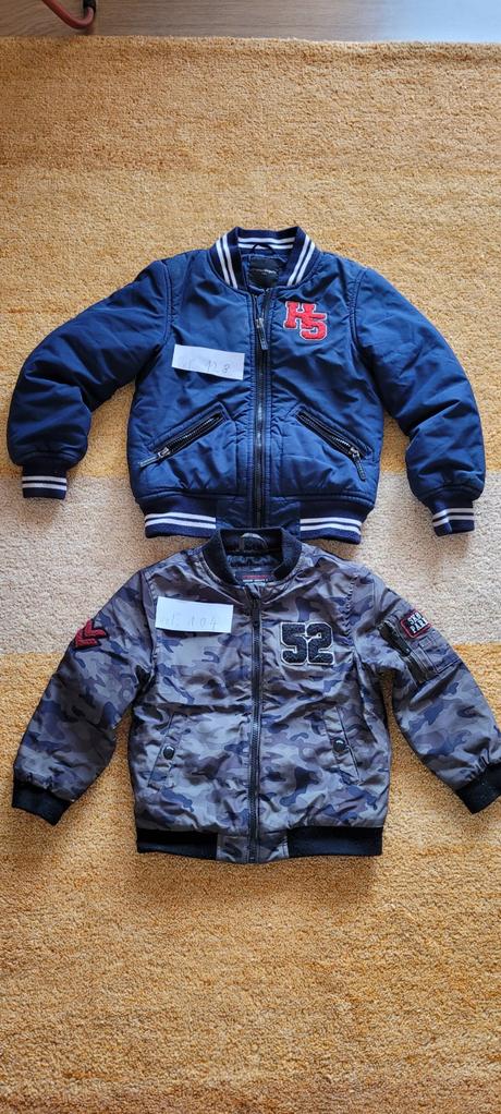 Chlapčenské bundy vel.104, 128, 104