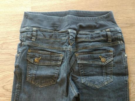 Tehotenské riflové nohavice, c&a,36