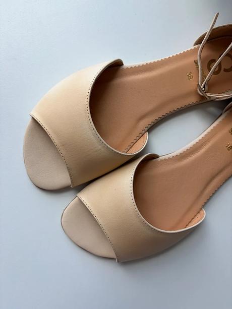 Shapen barefoot sandálky lily 3.0 natural, 38