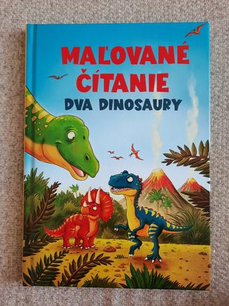 Maľované čítanie dva dinosaury,