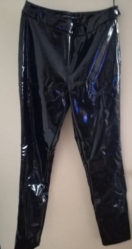 Latexové nohavice icona pop gina tricot vel. 36 (n, 36