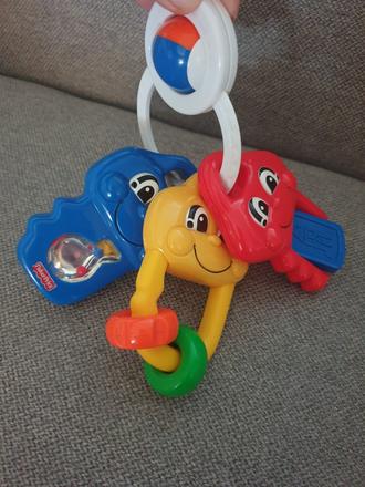 Hrajúce kľúče fisher price, 