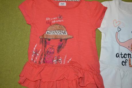 Tričká s krátkym rukávom-tuničky, f&f,98