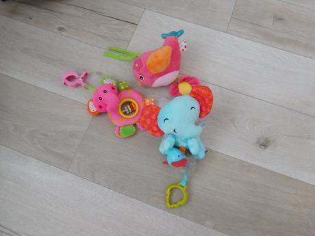 Hracie látkové hrkáločky, 