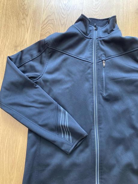 Cierna panska cyklisticka softshellova bunda, crivit,m