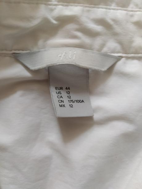 Biela blúzka., h&m,44