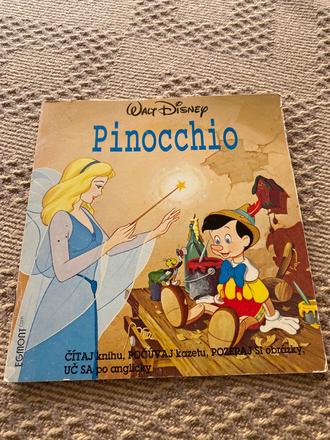 Krásna retro vintage mini walt disney pinocchio, 