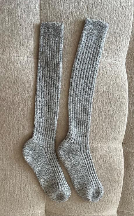 Nové sivé bavlnené podkolienky, 35 - 38, 38