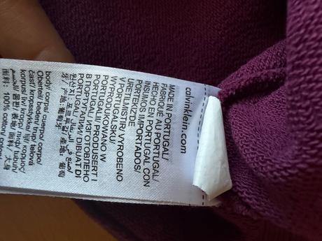 Amarantova mikina ck, calvin klein,158