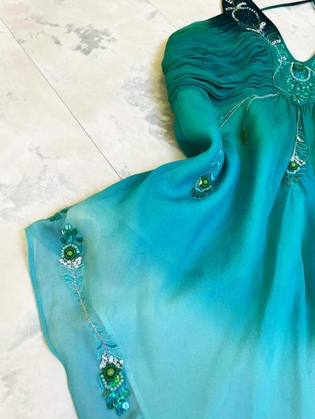 Smaragdový top fairycore, 40