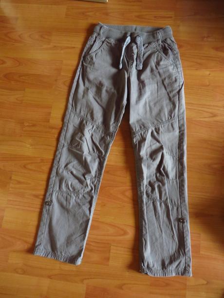 Tenšie plátené roll up nohavice -veľ. 146/152 - ff, f&f,146