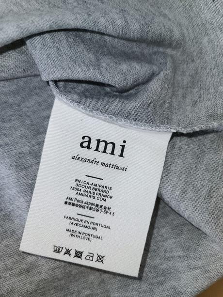 Sivé tričko ami paris, l