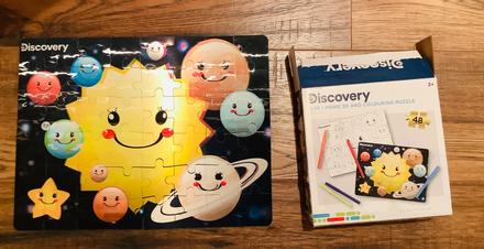 3d puzzle vesmír discovery chanel aj s omalovankou,