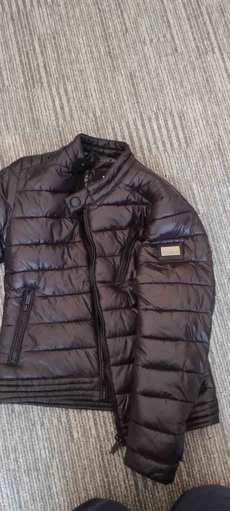 Čierna prešívaná bunda reserved, reserved,134