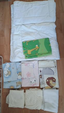 Paplón a vankúš do škôlky +obliečky a plachty,