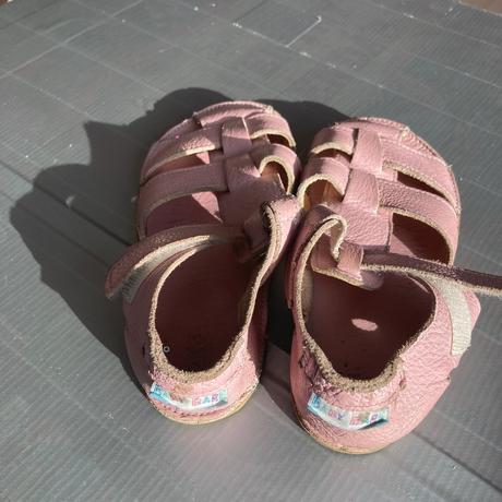 Barefoot sandále/papuče baby bare new pink, baby bare shoes,28