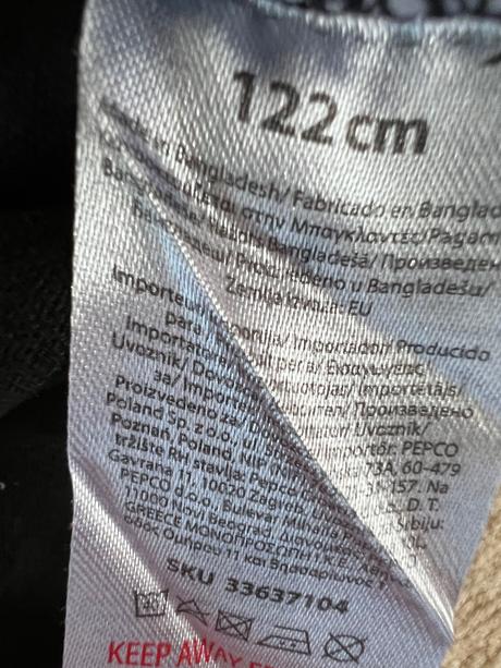 Tričko s trblietkami v srdiečku, pepco,122