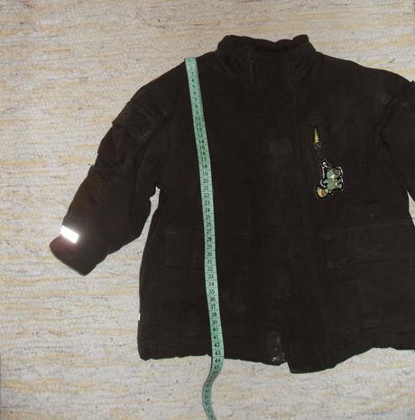 Bunda s reflex.prvkami, bez kapucky, h&m,92